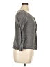 A.L.C. Gray Long Sleeve Henley Size L - photo 4