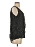 H Trend 100% Silk Gray Sleeveless Silk Top Size XS - photo 4