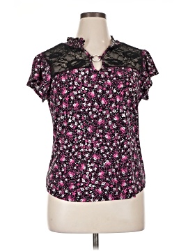 Adrienne Vittadini Short Sleeve Blouse
