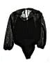 WAYF Black Long Sleeve Blouse Size M - photo 2