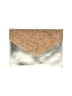 Street Level 100% Polyurethane Metallic Silver Gold Clutch One size - photo 1