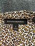 Banana Republic 100% Polyester Animal Print Tan Short Sleeve Blouse Size S - photo 7