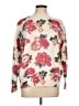 Assorted Brands Floral Ivory Pullover Sweater Size L - photo 1