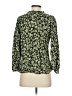 Old Navy Floral Green 3/4 Sleeve Blouse Size S - photo 2