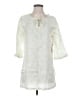 Assorted Brands 100% Linen Ivory 3/4 Sleeve Blouse Size S - photo 1