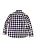 J. McLaughlin 100% Cotton Plaid Blue Long Sleeve Button-Down Shirt Size 4 - photo 2