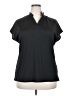 Assorted Brands Black Short Sleeve Blouse Size XXL - photo 1