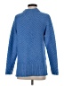 Talbots Chevron-herringbone Blue Turtleneck Sweater Size XS - photo 2