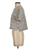 ABLE 100% Cotton Stripes Ivory Short Sleeve Turtleneck Size XXS - photo 5