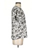 Ivanka Trump Silver Short Sleeve Blouse Size S - photo 4