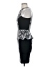 Bebe Graphic Gray Cocktail Dress Size XXS - photo 5