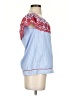 Joy Joy Blue Sleeveless Blouse Size XS - photo 4