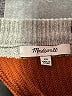 Madewell Color Block Brown Pullover Sweater Size XS - photo 7