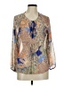 Jun & Ivy Blue 3/4 Sleeve Blouse Size M - photo 1