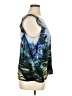 Tracy Reese 100% Silk Blue Sleeveless Silk Top Size XL - photo 4