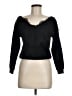 Jun & Ivy Black Pullover Sweater Size M - photo 1