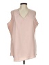 Alex Marie 100% Polyester Pink Sleeveless T-Shirt Size L - photo 1