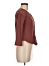 Ten Sixty Sherman Burgundy Long Sleeve Blouse Size M - photo 4