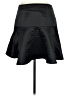 Ann Taylor 100% Polyester Solid Black Casual Skirt Size 6 - photo 2