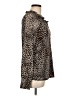 Adrienne Vittadini Animal Print Brown Long Sleeve Blouse Size L - photo 4