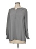 Van Heusen 100% Polyester Gray Long Sleeve Blouse Size M - photo 1