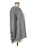 Van Heusen 100% Polyester Gray Long Sleeve Blouse Size M - photo 4