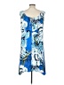 Skye's The Limit Print Blue Casual Dress Size L - photo 2