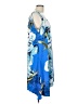 Skye's The Limit Print Blue Casual Dress Size L - photo 4