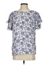 Vince Camuto 100% Polyester Blue Short Sleeve Blouse Size S - photo 1