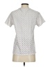 Assorted Brands Tweed Silver White Short Sleeve Turtleneck Size S - photo 2