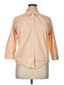 L.L.Bean 100% Cotton Orange 3/4 Sleeve Button-Down Shirt Size XL - photo 1