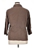 Notations Brown 3/4 Sleeve Button-Down Shirt Size XL - photo 2