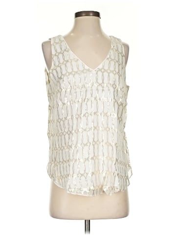 White House Black Market Sleeveless Silk Top (view 1)