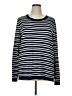 Market and Spruce Stripes Blue Pullover Sweater Size 1X - photo 1