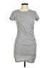 Blue Rain Solid Gray Casual Dress Size M - photo 1