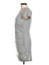 Blue Rain Solid Gray Casual Dress Size M - photo 5