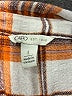 Cato Plaid Orange Long Sleeve Button-Down Shirt Size L - photo 7