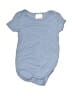 Assorted Brands Solid Blue Short Sleeve Onesie Size 0-3 mo - photo 1