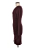 Bobi Solid Burgundy Casual Dress Size S - photo 5