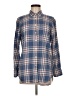 Rivet & Thread Plaid Blue Long Sleeve Button-Down Shirt Size M - photo 1