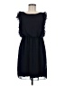 En Focus Studio 100% Polyester Solid Black Blue Cocktail Dress Size 6 - photo 1