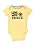 Team Apparel Yellow Short Sleeve Onesie Size 6-12 mo - photo 1