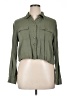 Rose + Olive 100% Rayon Green 3/4 Sleeve Button-Down Shirt Size XL - photo 1