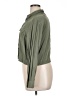 Rose + Olive 100% Rayon Green 3/4 Sleeve Button-Down Shirt Size XL - photo 5