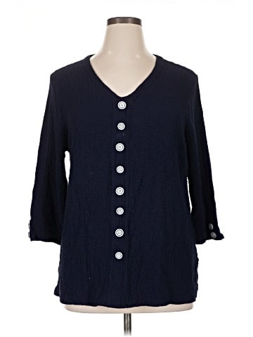 MULTIPLES 3/4 Sleeve Blouse (view 1)