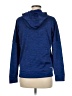 Adidas 100% Polyester Blue Pullover Hoodie Size M - photo 2