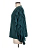 IMAN Teal Long Sleeve Blouse Size M - photo 5
