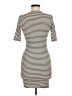 Soprano Stripes Gray Casual Dress Size M - photo 2