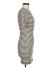 Soprano Stripes Gray Casual Dress Size M - photo 4