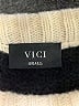 VICI 100% Polyester Color Block Ivory Pullover Sweater Size S - photo 7